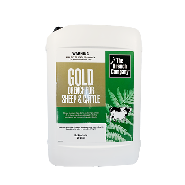 TDC Gold Drench sheep and cattle